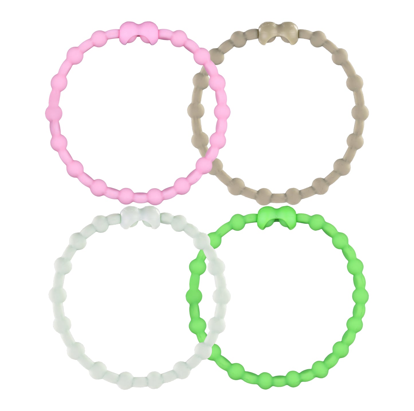 Pastoral Elegance Pack PRO Hair Ties (4-Pack) for Serene Styling