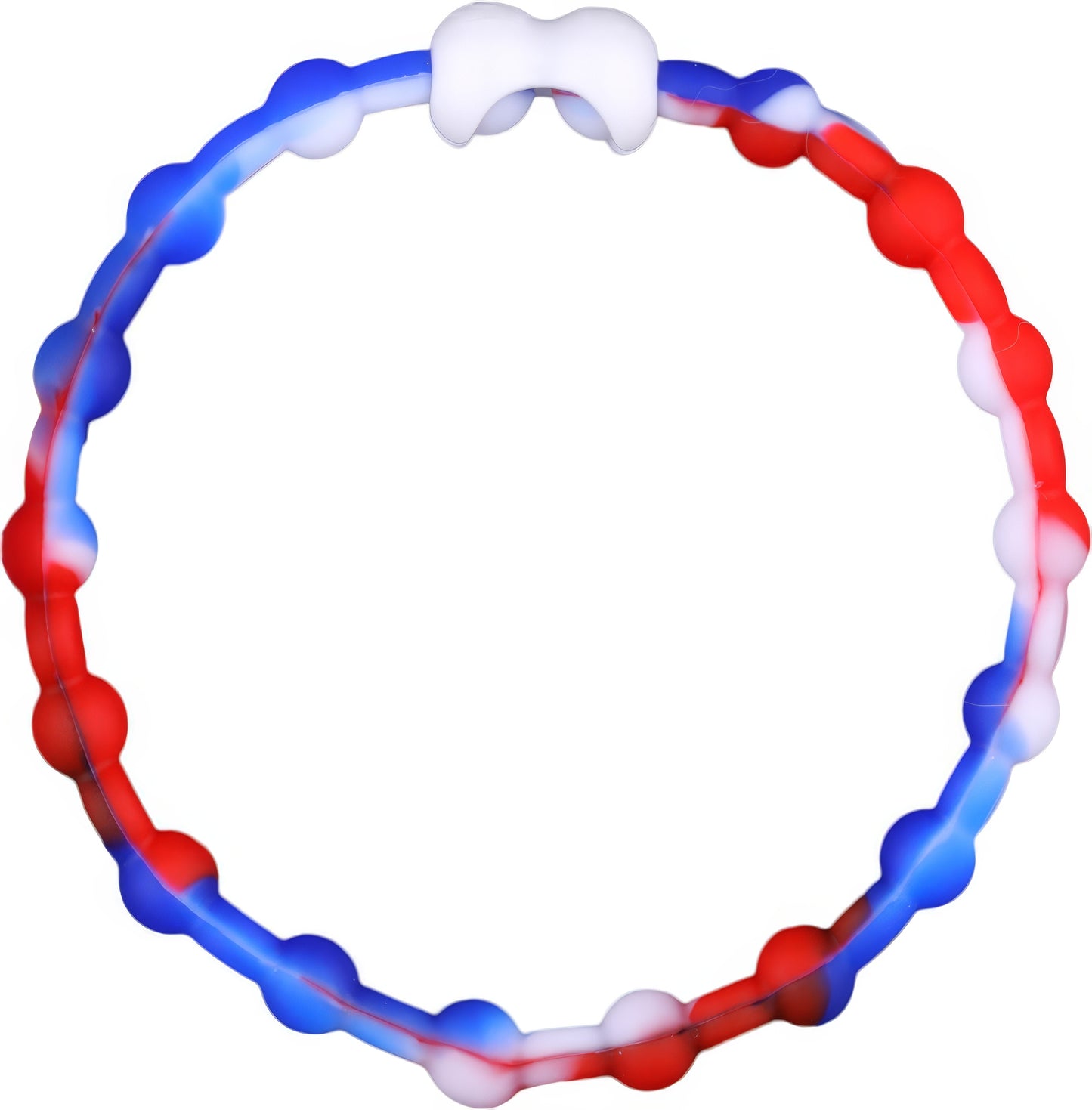 Red, White & Blue Hair Ties (8 Pack): Celebrate in Style