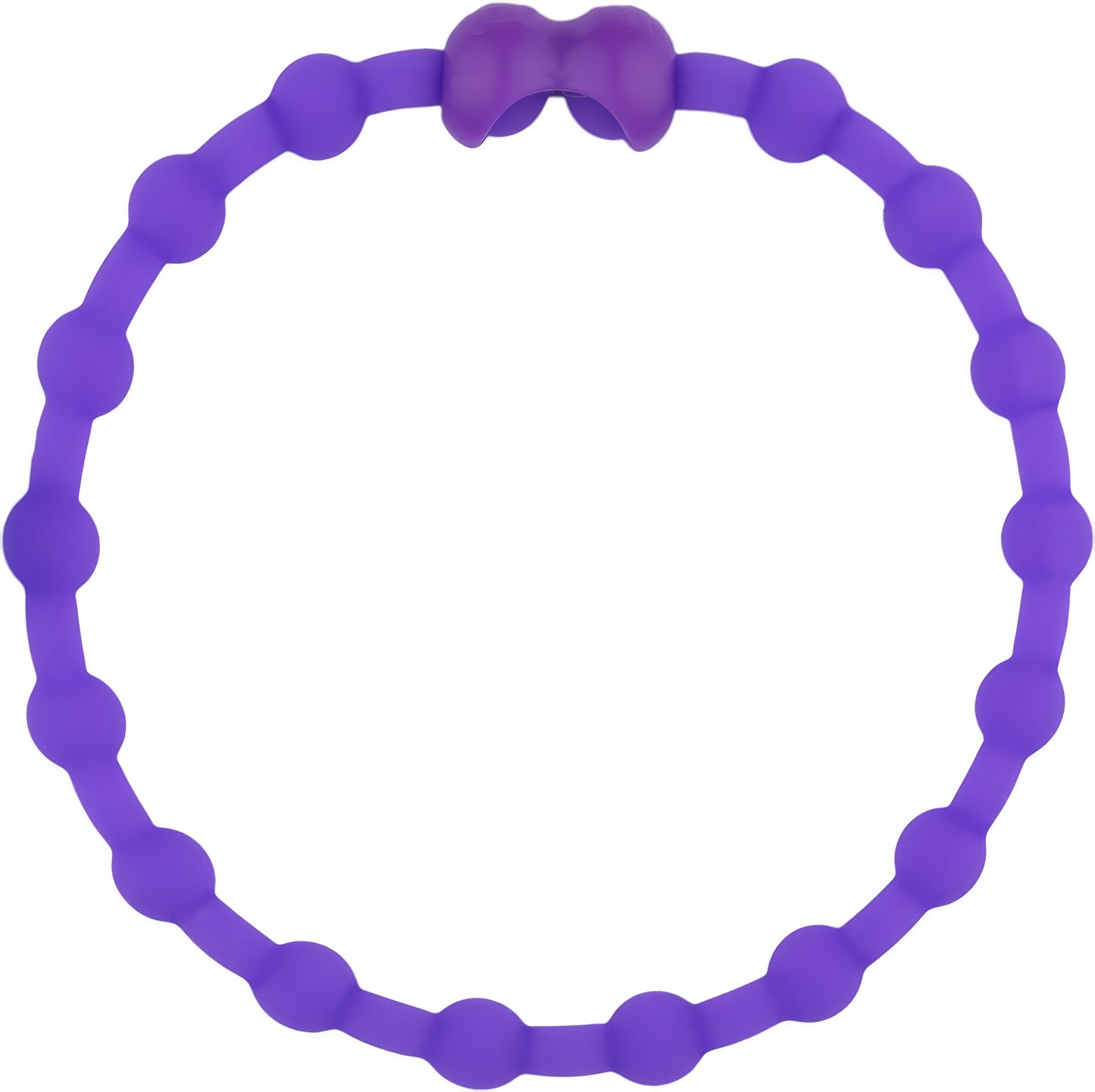 Purple Hair Ties (8 Pack): Classic Charm with a Pop of Color