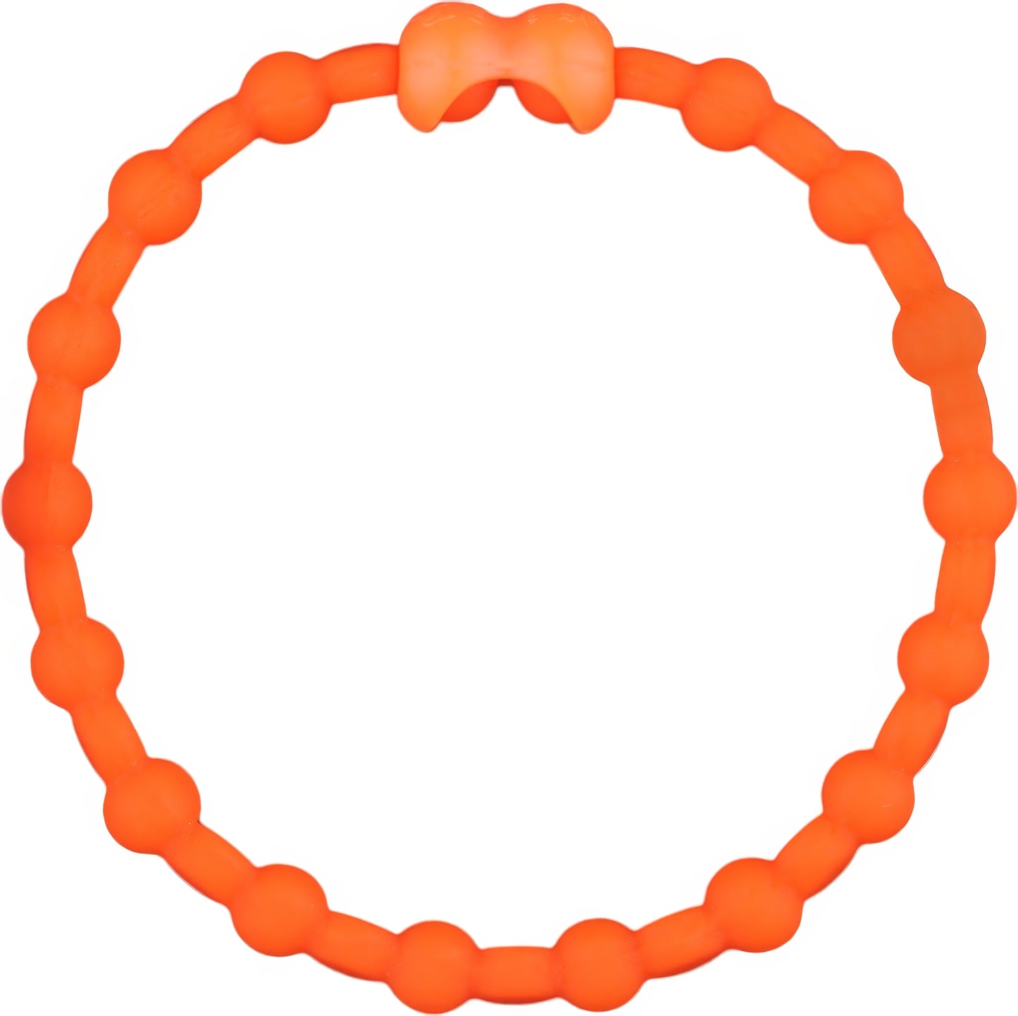 Orange Hair Ties (4-Pack): Infuse Your Style with a Burst of Sunshine