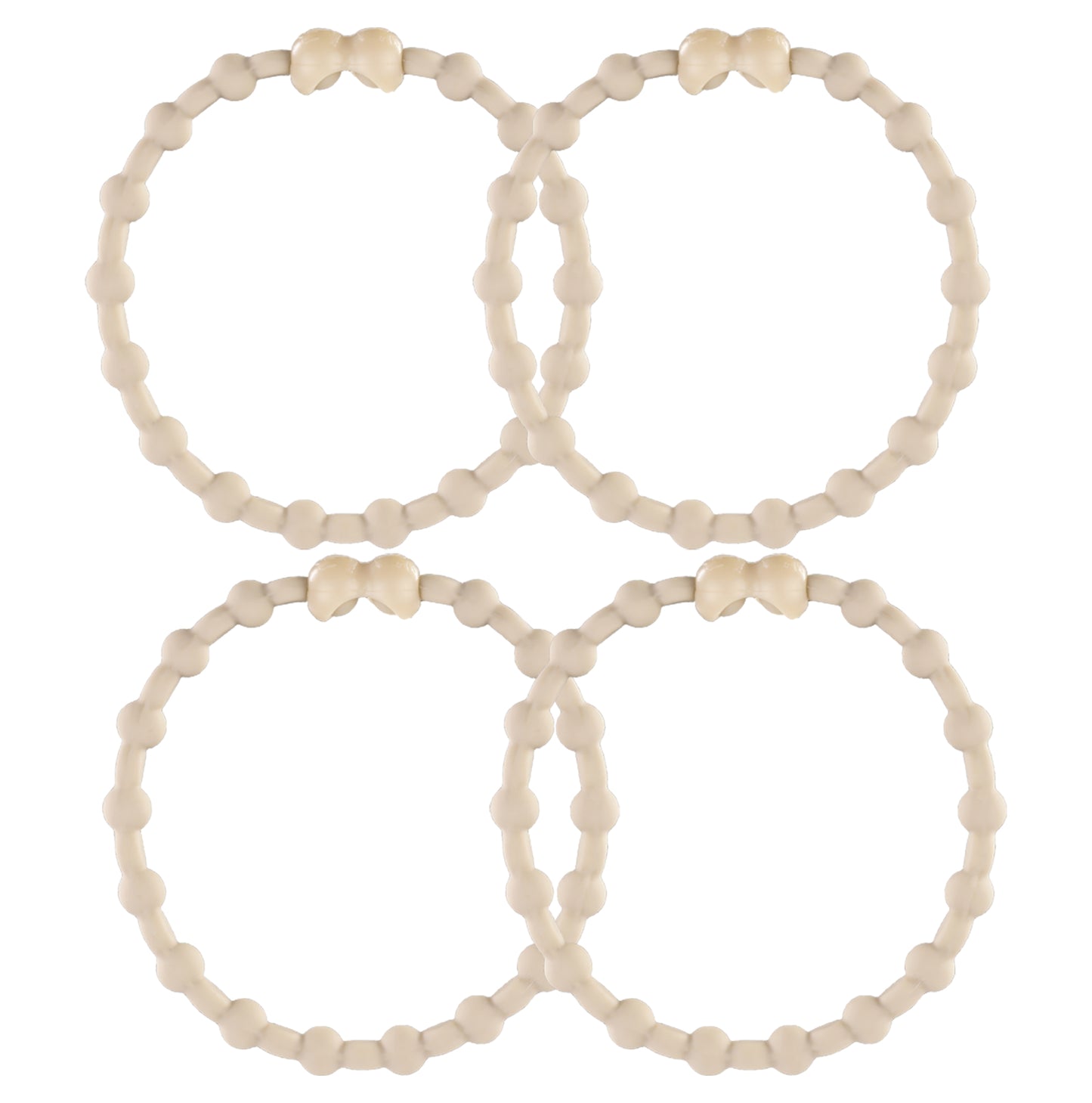 Barley Hair Ties: Easy Release Adjustable for Every Hair Type PACK OF 4