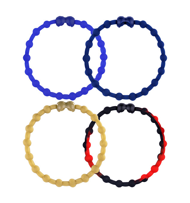 Gilded Twilight Pack PRO Hair Ties (4-Pack): Illuminate Your Hairstyle with Twilight Hues