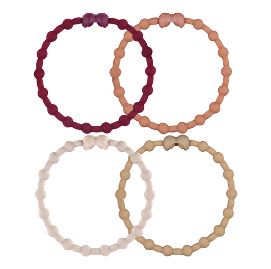 Vintage Chic Pack PRO Hair Ties (4-Pack): A Touch of Class for Every Strand