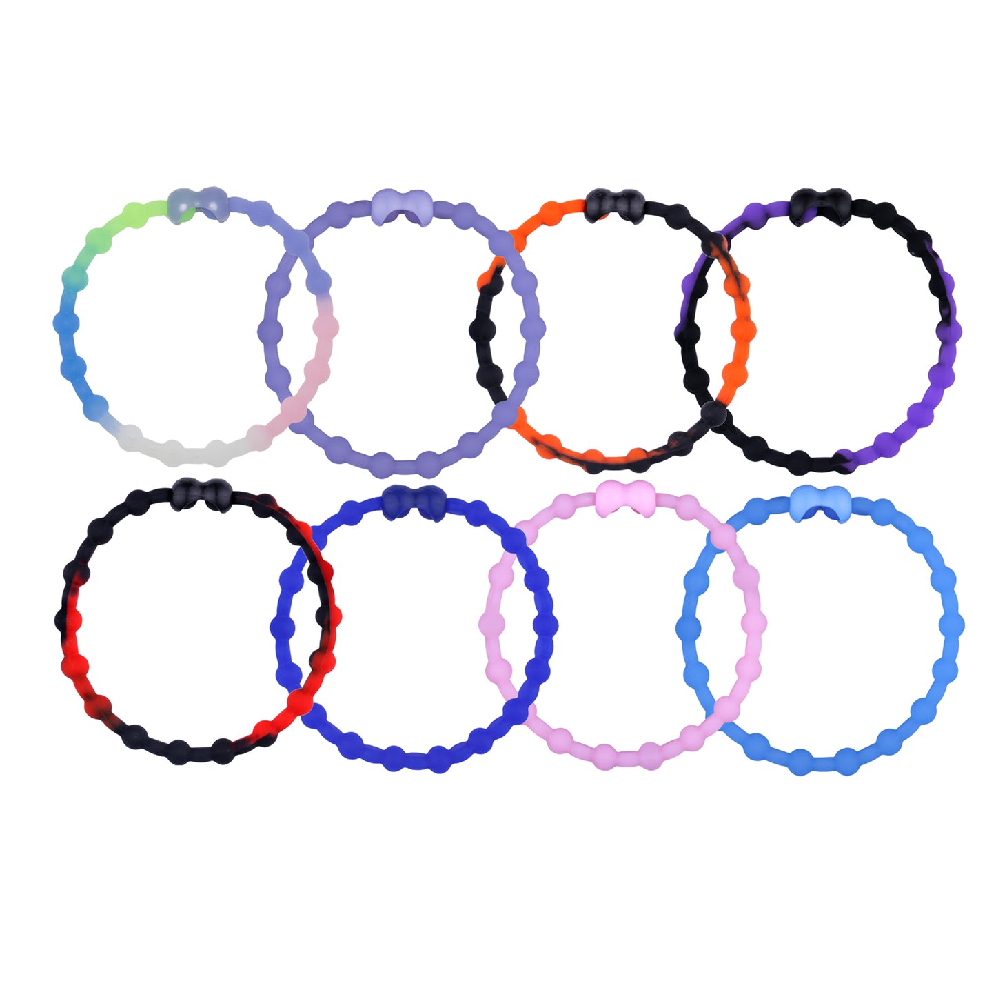 Celestial Night Pack Hair Ties (8 Pack) - A Starry Embrace for Your Hair