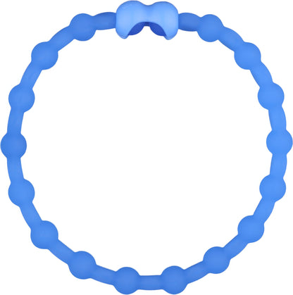 Glow Blue Hair Ties (6-Pack): Shine Bright with Every Style