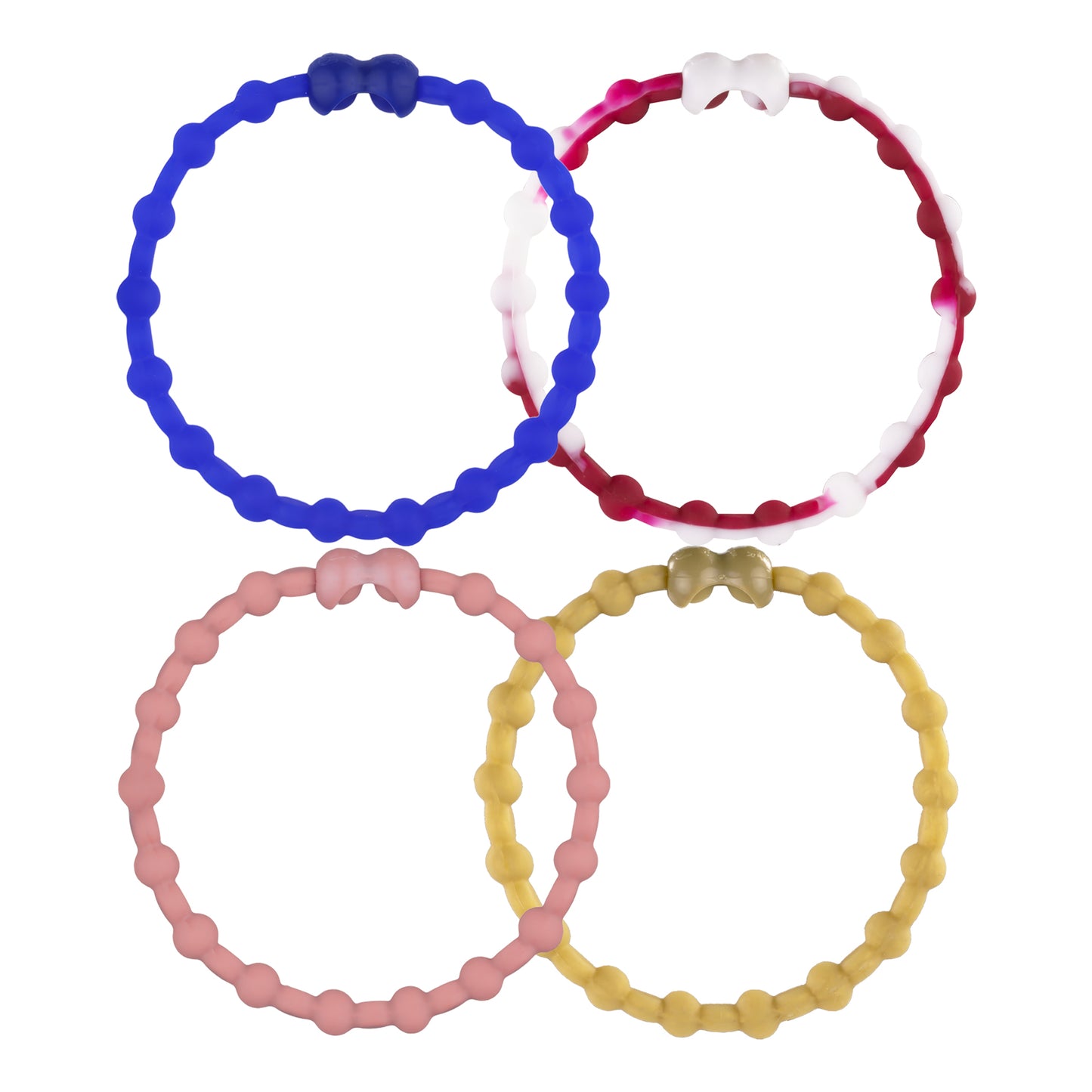 Regal Radiance Pack PRO Hair Ties (4-Pack): Experience Unmatched Style and Comfort