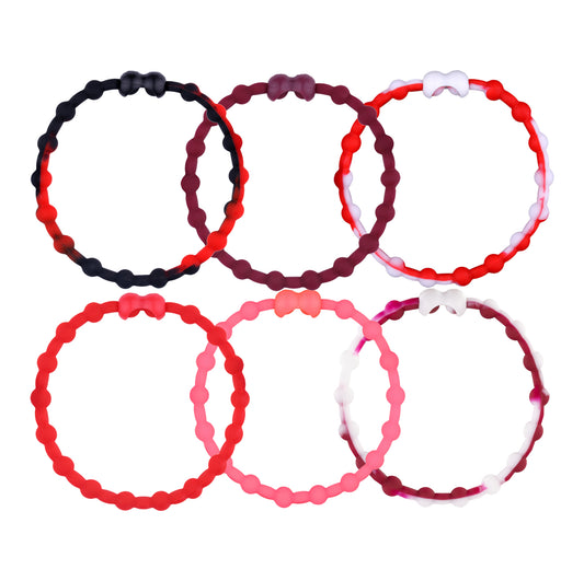 Twilight Tango Pack Hair Ties (6-Pack) - A Touch of Mystery and Shimmer for Every Style
