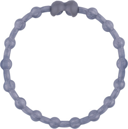 Silver Hair Ties (6-Pack) - Sleek Sophistication for Every Style