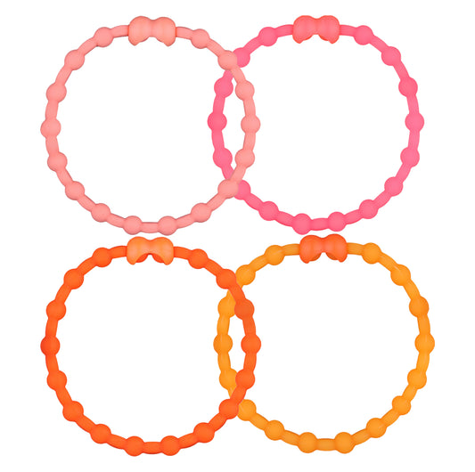 Tropical Paradise Pack PRO Hair Ties (4-Pack): Bask in Island Vibes with Every Strand