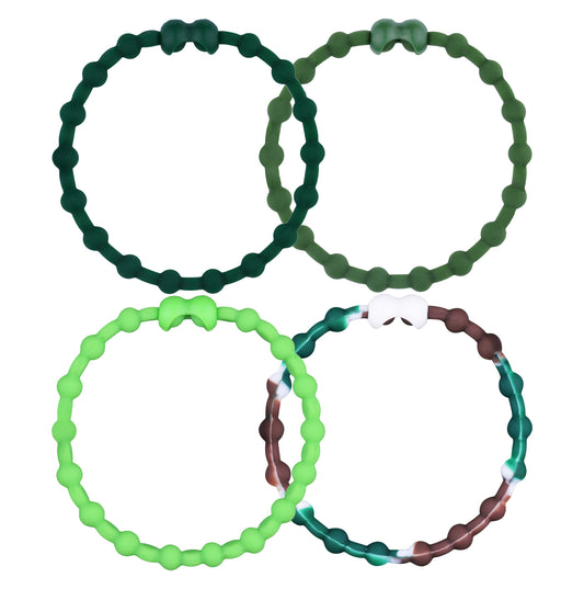 Mystic Forest Pack PRO Hair Ties (4-Pack): Embrace Nature's Beauty in Your Hairstyle