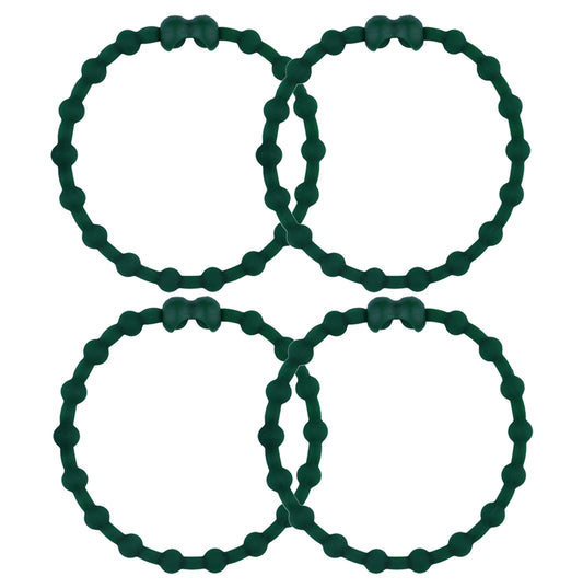 Forest Green PRO Hair Ties (4-Pack): Nature's Elegance for Every Occasion
