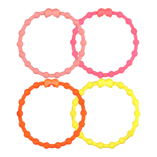 Sunset Serenade Pack PRO Hair Ties (4-Pack): A Symphony of Summer Colors
