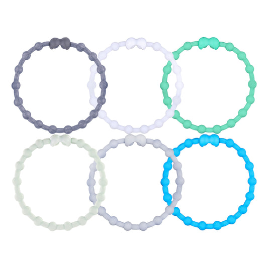 Polar Escape Pack Hair Ties (6-Pack): A Cool &amp; Crisp Look for Every Adventure