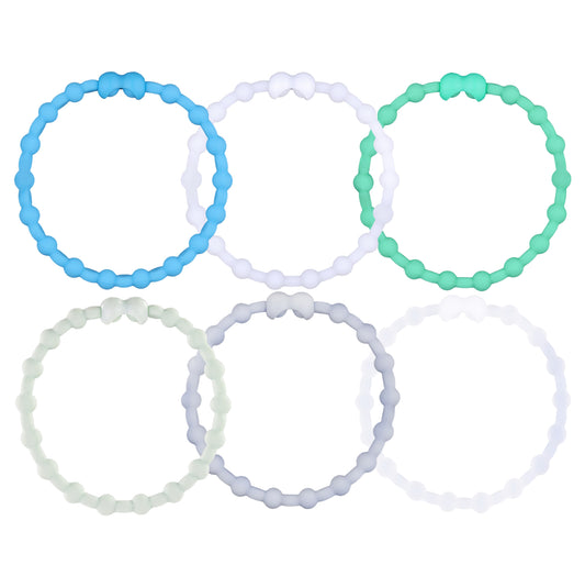 Frostbite Fantasy Pack PRO Hair Ties (6-Pack): A Winter Wonderland for Your Hair