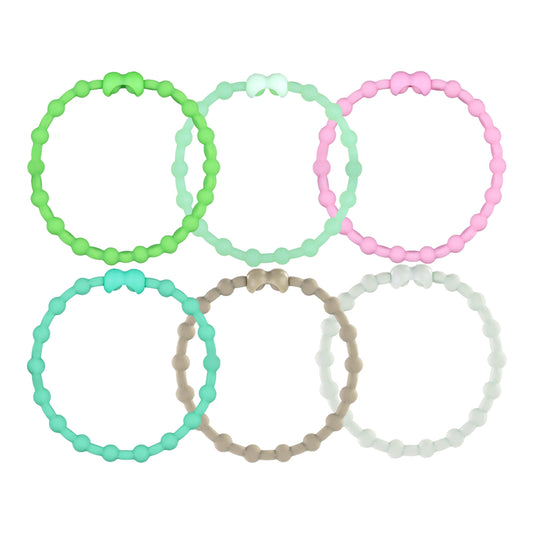 Zen Retreat Hair Tie Pack (6-Pack) - Calm and Composed Hair for Every Look