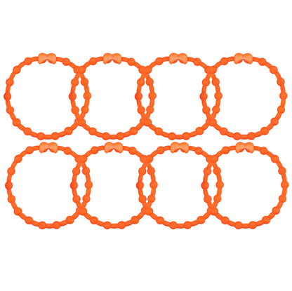 Orange Hair Ties (8 Pack): A Burst of Sunshine for Every Look
