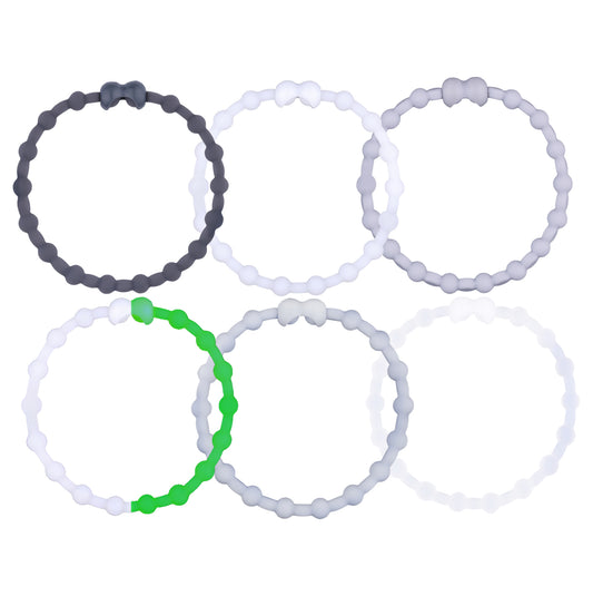 Ethereal Mist Pack PRO Hair Ties (6-Pack): Soft Serenity for Your Hair
