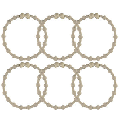 Soft Sage Hair Ties (6-Pack) - A Touch of Tranquility for Every Style
