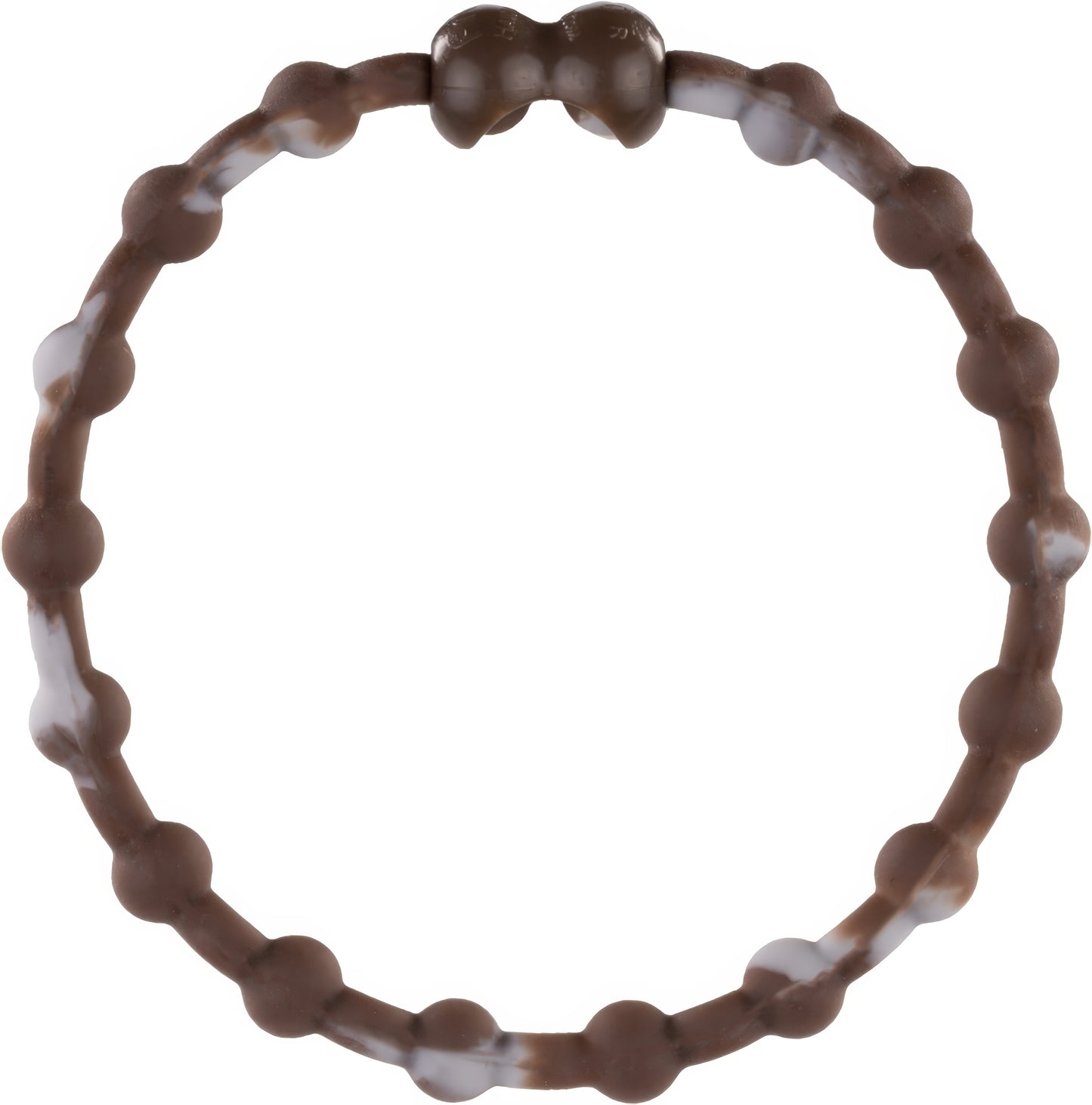 Marble Brown Hair Ties (8 Pack): Classic Beauty and Secure Hold for Every Look