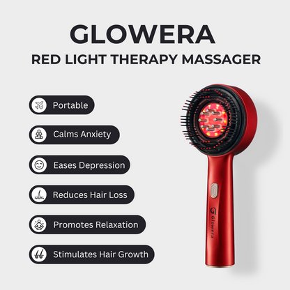 Glowera™ Red Light Scalp Massager