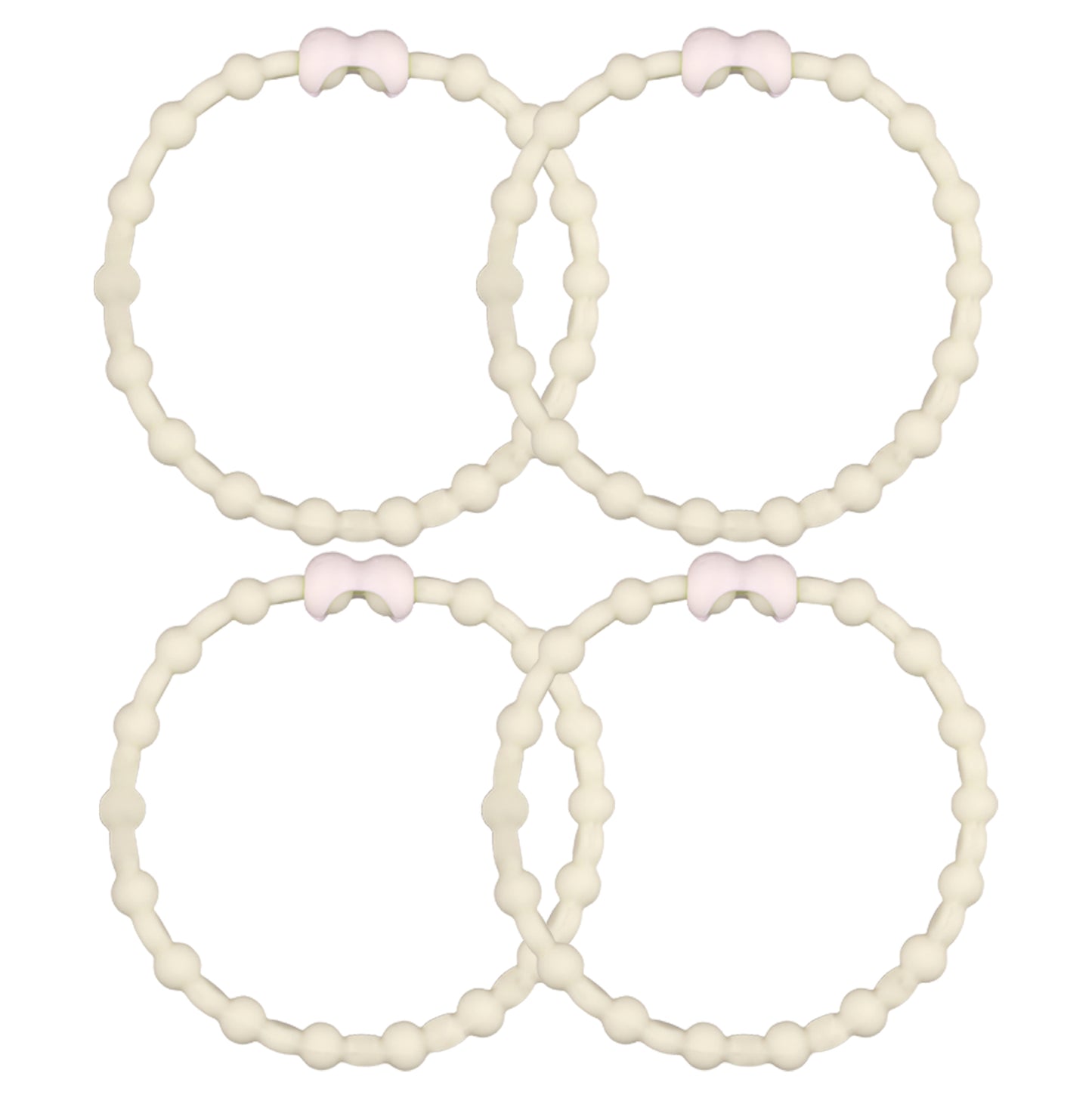 Jasmine Hair Ties (4-Pack): Effortless Style for Every Look