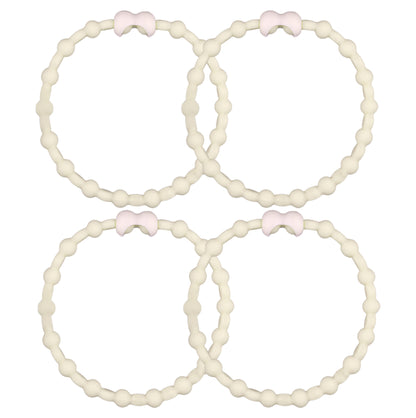 Jasmine Hair Ties (4-Pack): Effortless Style for Every Look