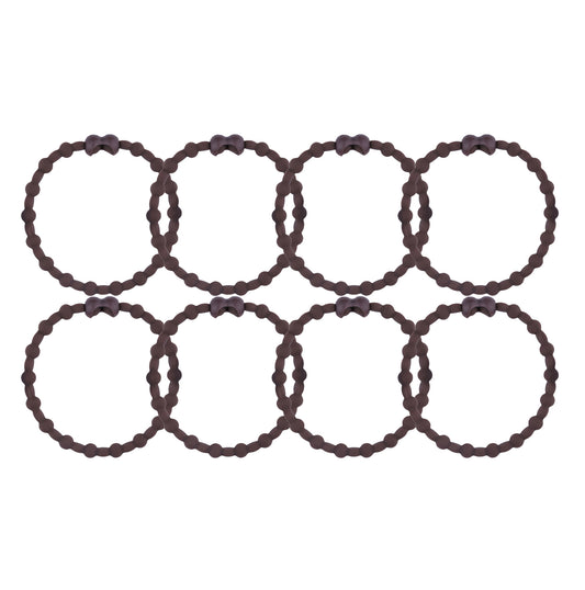 Dark Brown Hair Ties (8 Pack): The Versatile Essential for Every Hairstyle