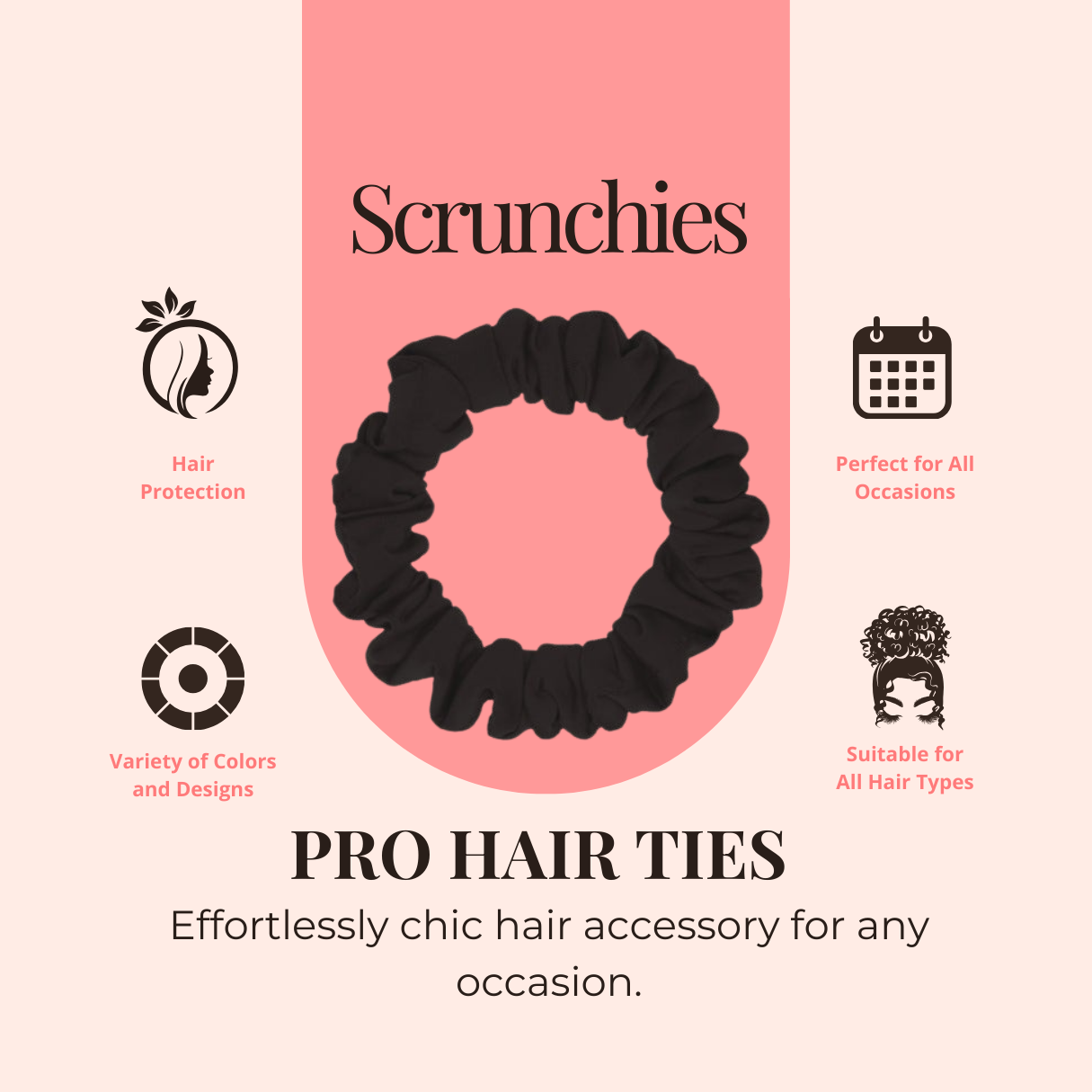 Brown PRO Scrunchie