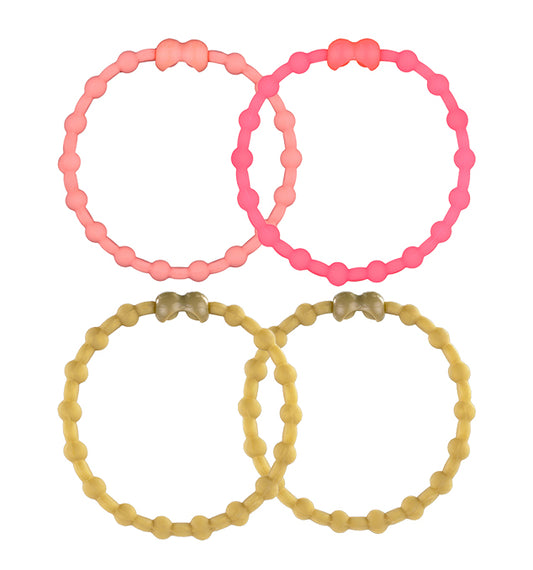 Golden Hour Pack PRO Hair Ties (4-Pack): Capture the Radiance of Sunset