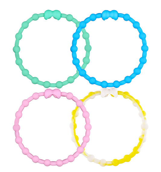 Dawn's Whisper Pack PRO Hair Ties (4-Pack) | Elevate Your Style with Gentle Hues