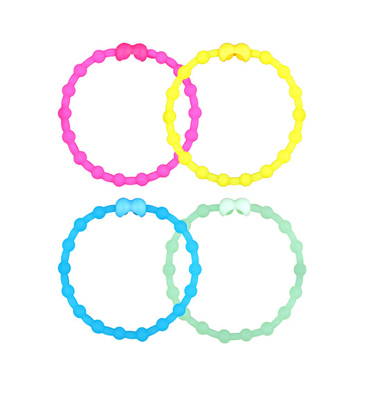 Galactic Night Pack PRO Hair Ties (4-Pack): Illuminate Your Hairstyle with Celestial Hues